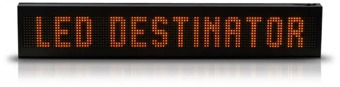 led sign board programming software