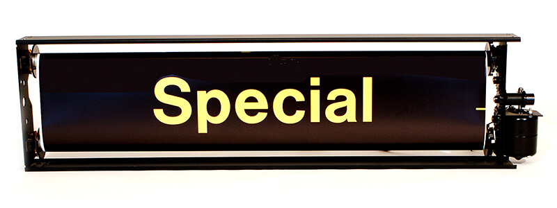 Roller Curtain Signs